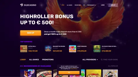 Dux Casino Free Spins