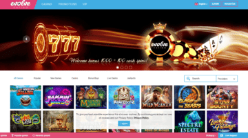 Evolve Casino Free Spins