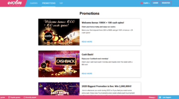 Evolve Casino Online Slots