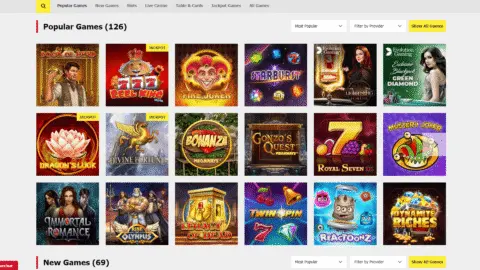 Funbet Casino Casino Games