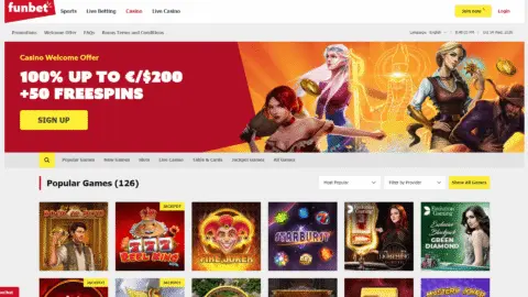 Funbet Casino Free Spins