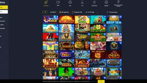 Getslots Casino Casino Games