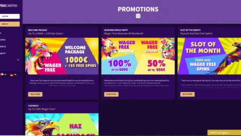 Haz Casino Online Slots