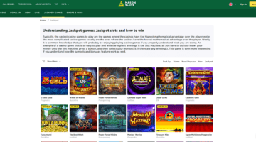 Mason Slots Casino Jackpots