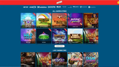 Refuel Casino Casino Games