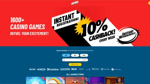 Refuel Casino Free Spins