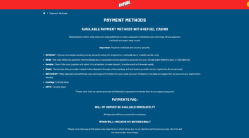 Refuel Casino Promotions