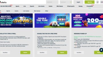 Rolletto Casino Promotions
