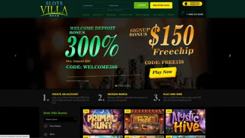 Slots Villa Casino Free Spins
