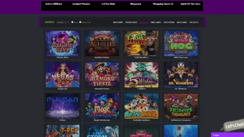 White Lotus Casino Casino Games