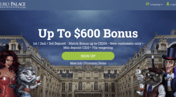 Euro Palace Casino Promotions