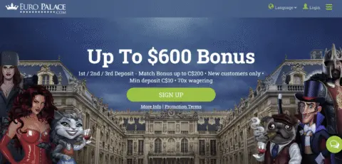 Euro Palace Casino Promotions