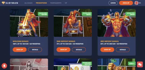 Slotman Casino Promotions