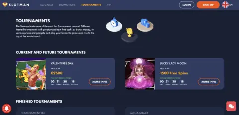 Slotman Casino Tournaments