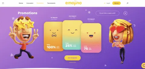 Emojino Casino Promotions