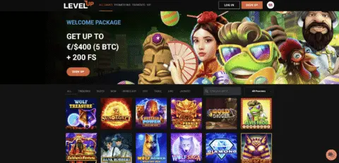 Levelup Casino Free Spins