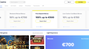 Light Casino Free Spins