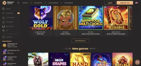 National Casino Online Slots