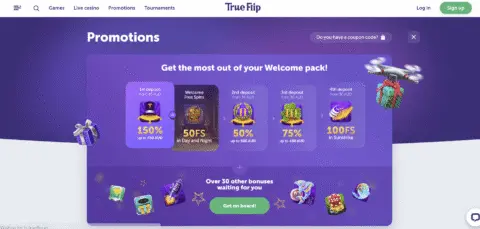True Flip Casino Promotions
