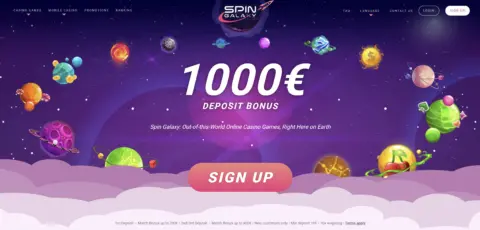 Spin Galaxy Casino Bonus