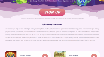 Spin Galaxy Casino Promotions
