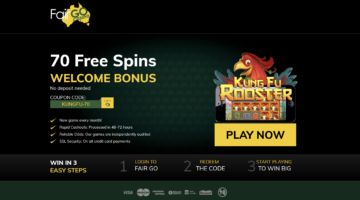 Fair Go Casino 70 Free Spins