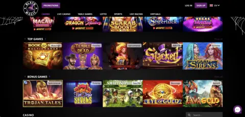 Black Magic Casino Games