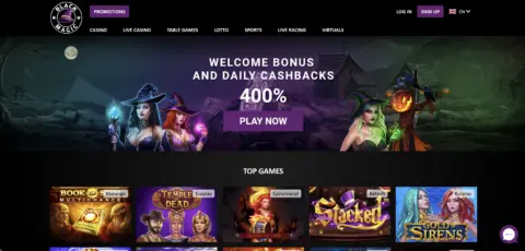 Black Magic Casino Welcome Bonus Free Spins
