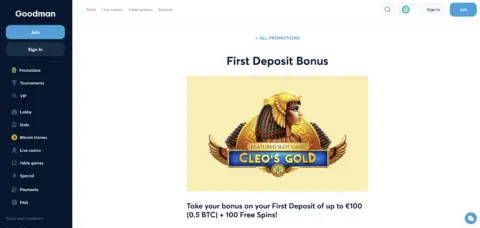 Goodman Casino Promotions