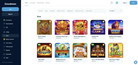 Goodman Casino Slot Games