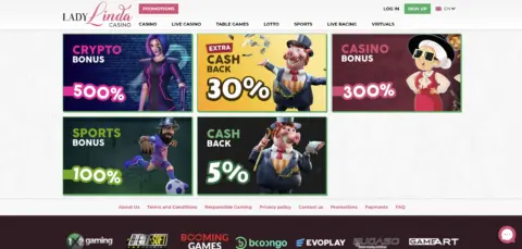 Lady Linda Casino Promotions