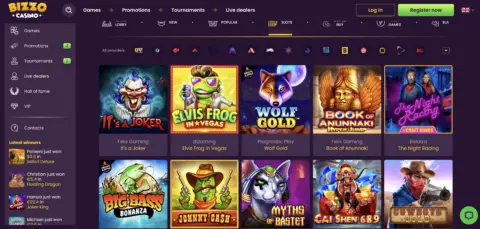 Bizzo Casino Online Slots