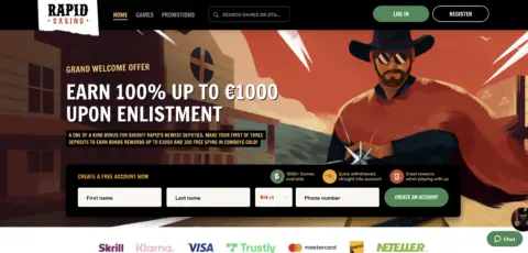 Rapid Casino Free Spins