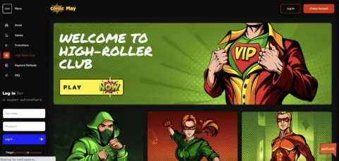 Comic Play Casino Tournaments