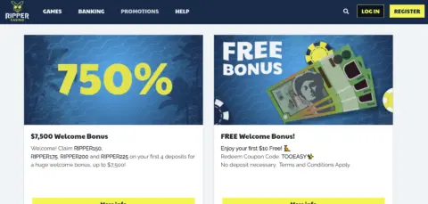 Ripper Casino Promotions