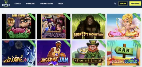 Ripper Casino Slot Games