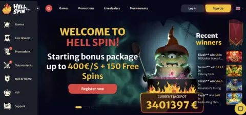 Hell Spin Casino Free Spins