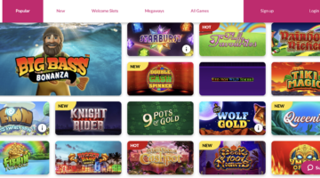 Blush Bingo Casino Slot Games