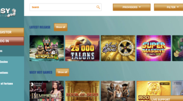 Vasy Casino Slot Games