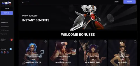 Mirax Casino Promotions