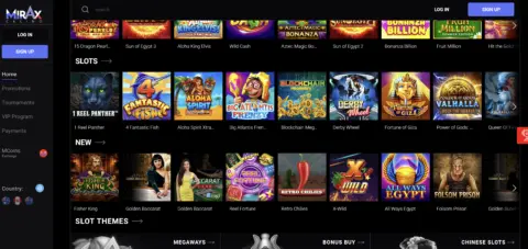 Mirax Casino Slot Games