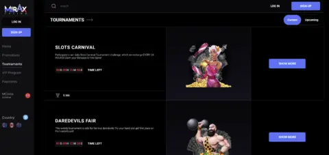 Mirax Casino Tournaments