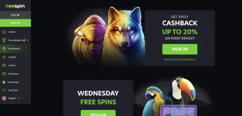 Neospin Casino Promotions