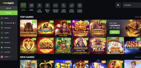 Neospin Casino Slot Games