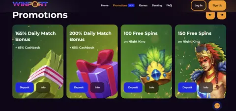 Winport Casino Promotions