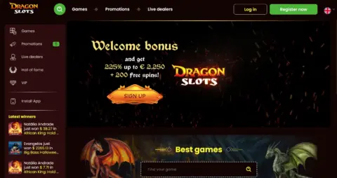 Dragonslots Casino Free Spins