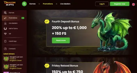 Dragonslots Casino Promotions