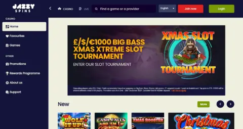 Jazzy Spins Casino Free Spins