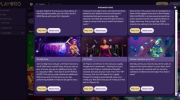 Playoro Casino Promotions