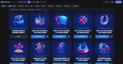 Skycrown Casino Promotions